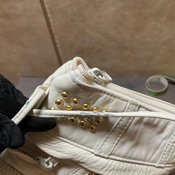 Lot of 2 purses BUNDLE Elegant White and Gold Women's Bag Set Vintage beaded - Picture 9 of 12